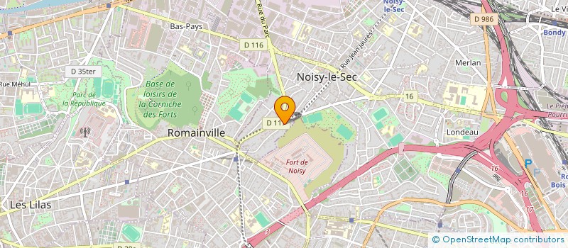 localisation de l'entreprise SCI PAULINE à NOISY-LE-SEC