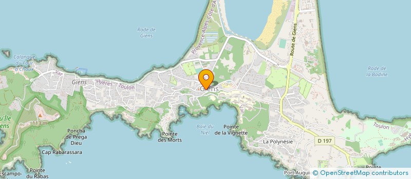 localisation de l'entreprise SCI PAULINE à HYERES