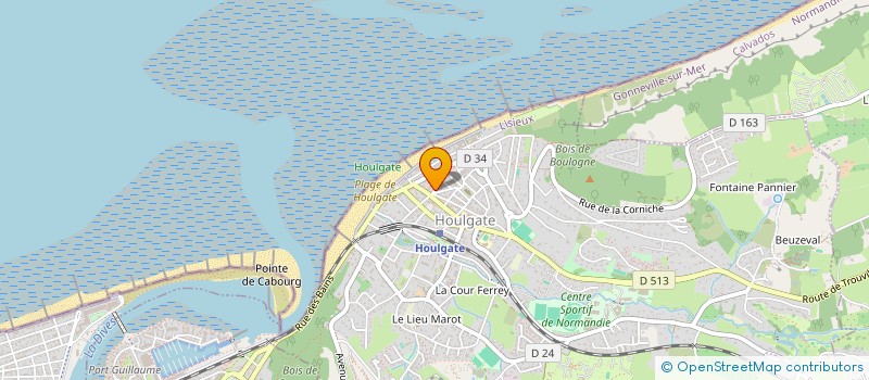 localisation de l'entreprise SCI PAULINE  HOULGATE