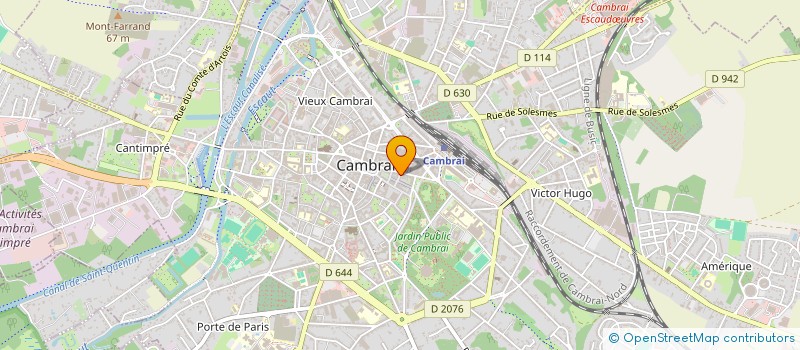 localisation de l'entreprise SCI PAULINE à CAMBRAI