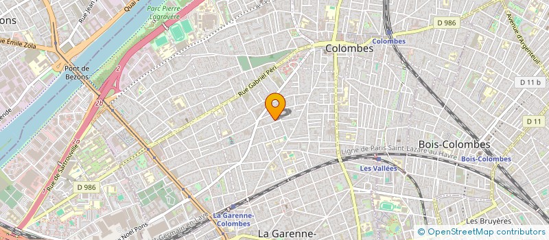 localisation de l'entreprise SCI PAULINE à COLOMBES