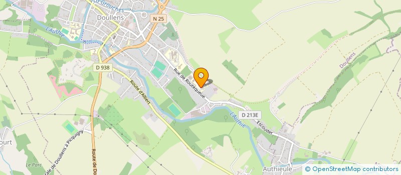 localisation de l'entreprise SCI PAULINE  DOULLENS