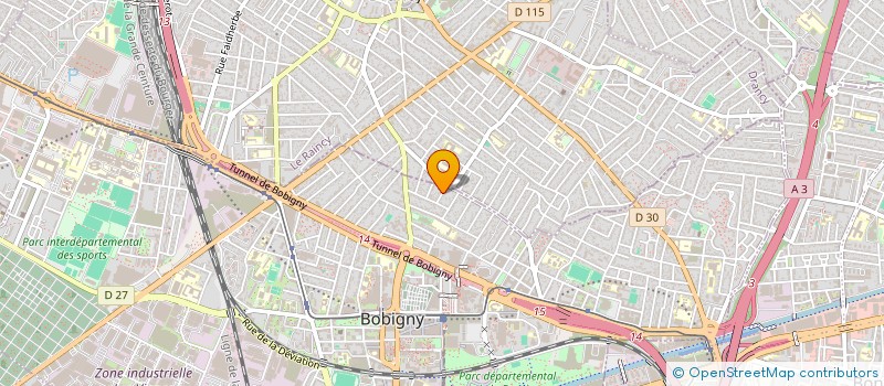 localisation de l'entreprise SCI PAULINE  BOBIGNY