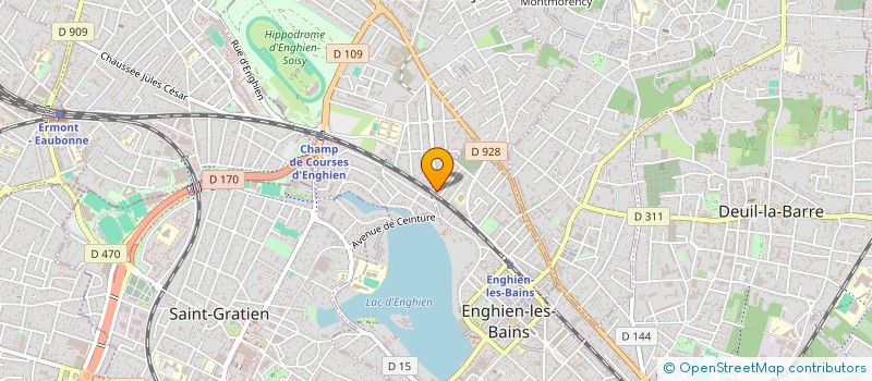 localisation de l'entreprise SCI PAULINE à ENGHIEN-LES-BAINS