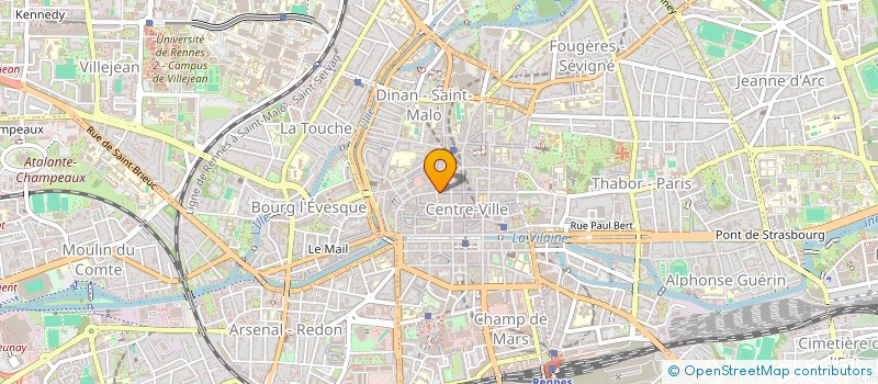 localisation de l'entreprise SCI PAULINE ALEXANDRE  RENNES