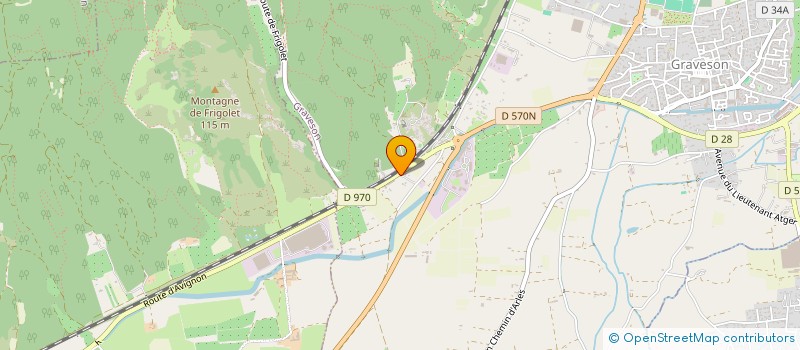 localisation de l'entreprise SCI PAULINE ET PIERRE DE COSTEBELLE  GRAVESON