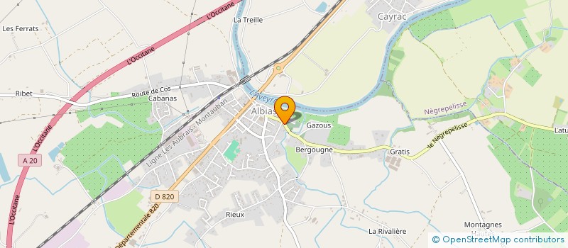 localisation de l'entreprise SCI PAULINE & TEDDY  ALBIAS