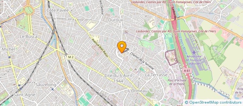 localisation de l'entreprise SCI PAULINE ZANDONA à TOULOUSE