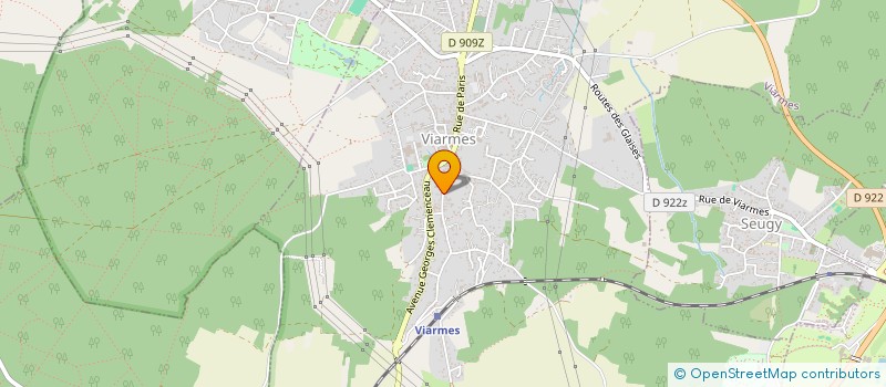 localisation de l'entreprise SCI PAULINEVA  VIARMES