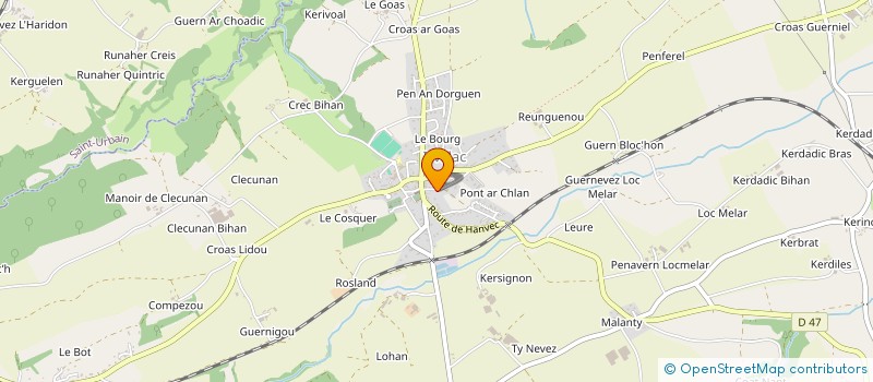 localisation de l'entreprise SCI PAULISSIMO  IRVILLAC