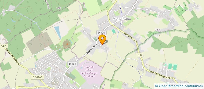 localisation de l'entreprise SCI PAULIX IMMO  MONCHEAUX