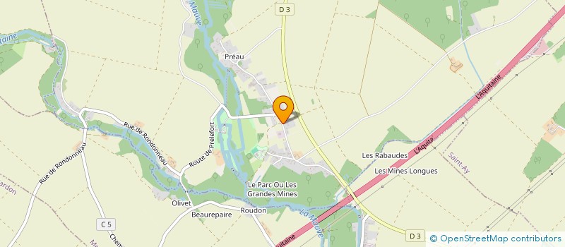 localisation de l'entreprise SCI PAULMART à HUISSEAU-SUR-MAUVES