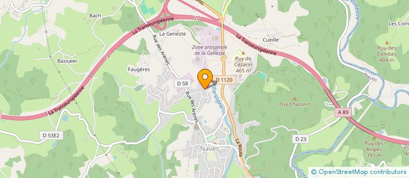 localisation de l'entreprise SCI PAULMATPHIL  NAVES