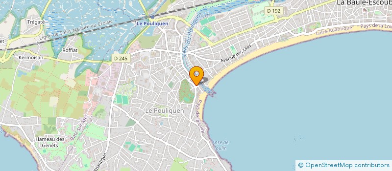 localisation de l'entreprise SCI PAULO  LE POULIGUEN