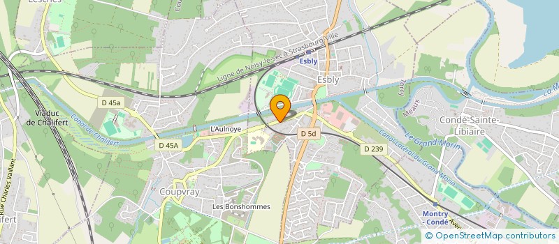 localisation de l'entreprise SCI PAULO à ESBLY