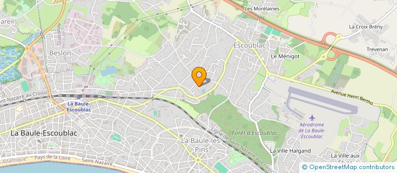 localisation de l'entreprise SCI PAULO  LA BAULE-ESCOUBLAC