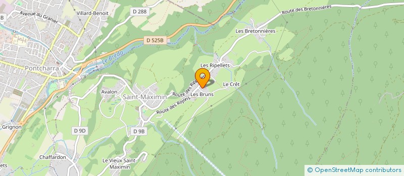 localisation de l'entreprise SCI PAULO-MARIA  PONTCHARRA