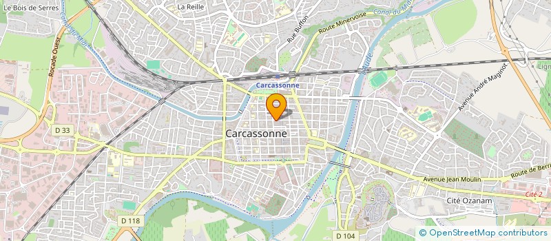localisation de l'entreprise SCI PAULOU à CARCASSONNE