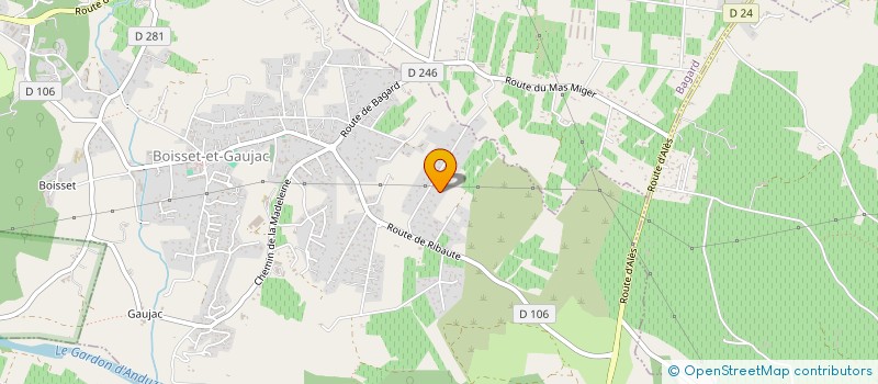 localisation de l'entreprise SCI PAULSEN  BOISSET-ET-GAUJAC