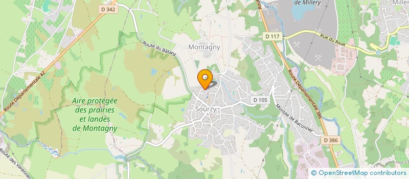 localisation de l'entreprise SCI PAULUCINAS  MONTAGNY