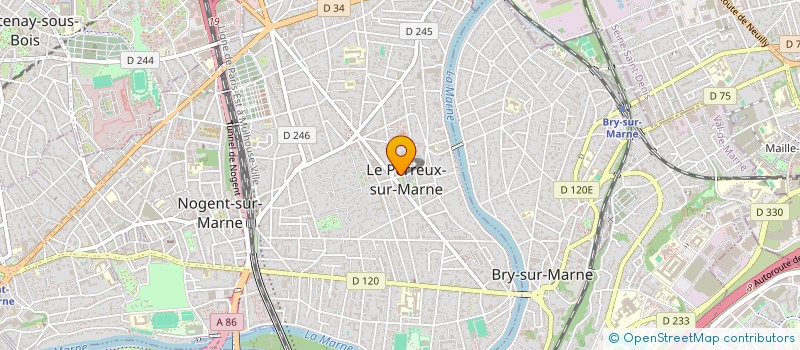 localisation de l'entreprise SCI PAULUS  LE PERREUX-SUR-MARNE