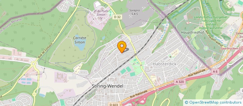 localisation de l'entreprise SCI PAULUS  STIRING-WENDEL