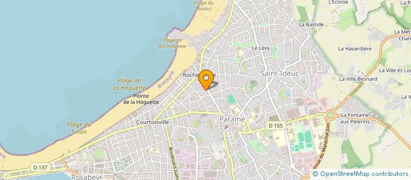 localisation de l'entreprise SCI PAULUS DE LA MER  SAINT-MALO