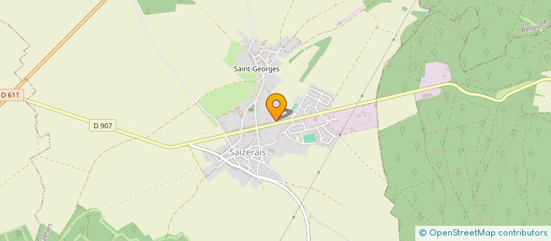 localisation de l'entreprise SCI PAULUX  SAIZERAIS