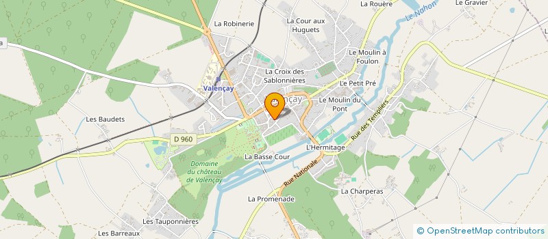localisation de l'entreprise SCI PAULVAL à VALENCAY