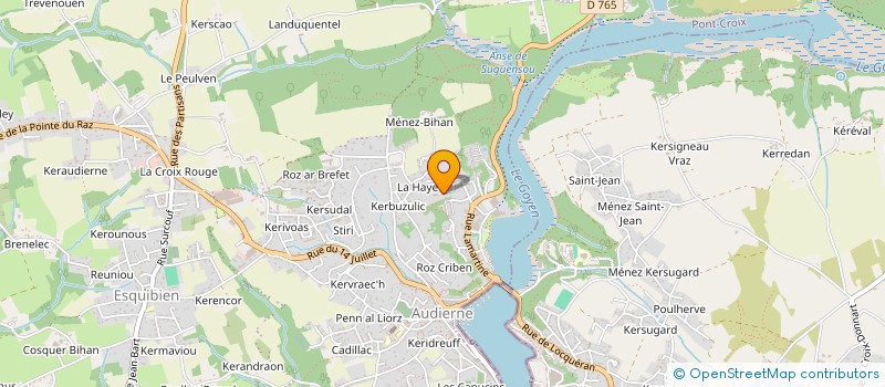 localisation de l'entreprise SCI PAULY  AUDIERNE