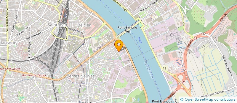 localisation de l'entreprise SCI PAULY à BEGLES