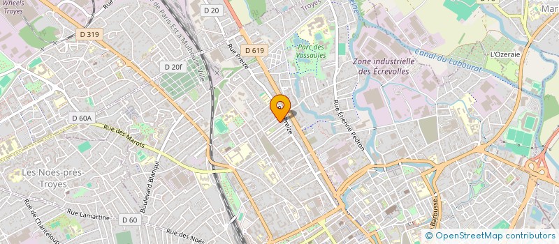 localisation de l'entreprise SCI PAULYSSE à TROYES