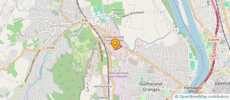 localisation de l'entreprise SCI PAUMA à SAINT-PERAY