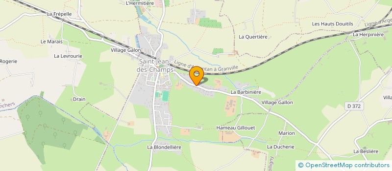 localisation de l'entreprise SCI PAUMA  SAINT-JEAN-DES-CHAMPS