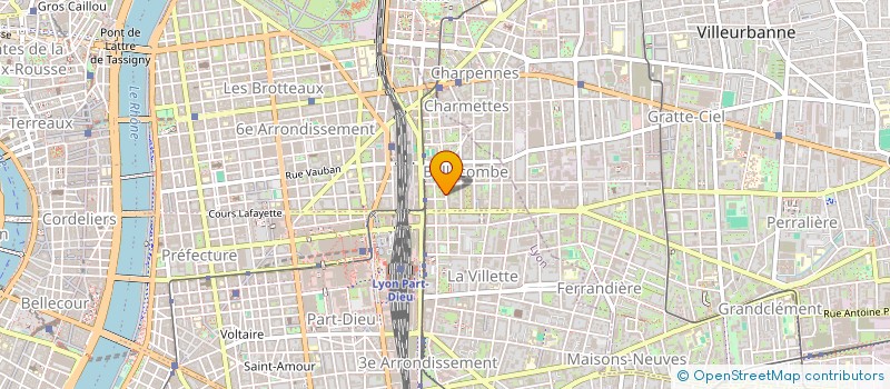 localisation de l'entreprise SCI PAUMADE  LYON