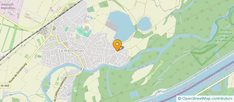 localisation de l'entreprise SCI PAUMAR 11  LA WANTZENAU