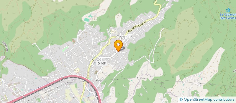 localisation de l'entreprise SCI PAUMAR à CEYRESTE