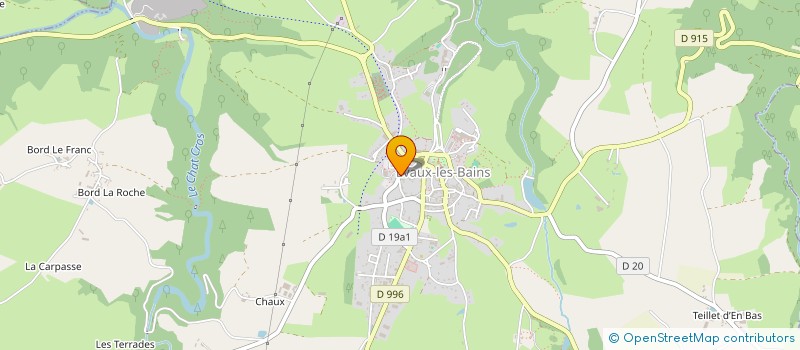 localisation de l'entreprise SCI PAUMAR  EVAUX-LES-BAINS