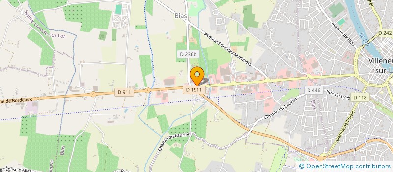 localisation de l'entreprise SCI PAUMAR  BIAS