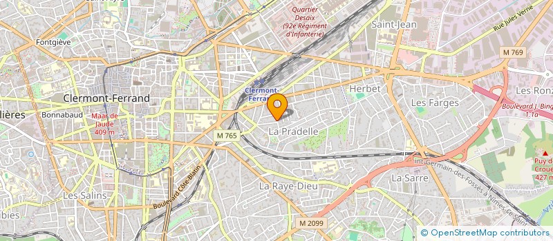 localisation de l'entreprise SCI PAUMART  CLERMONT-FERRAND