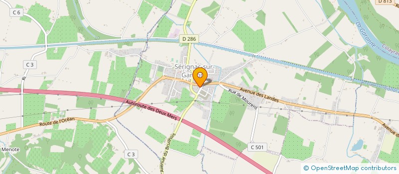 localisation de l'entreprise SCI PAUMAS à SERIGNAC-SUR-GARONNE