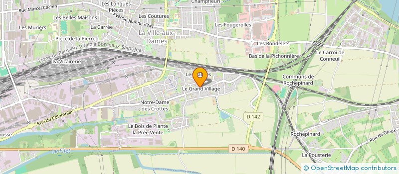 localisation de l'entreprise SCI PAUMAT  LA VILLE-AUX-DAMES