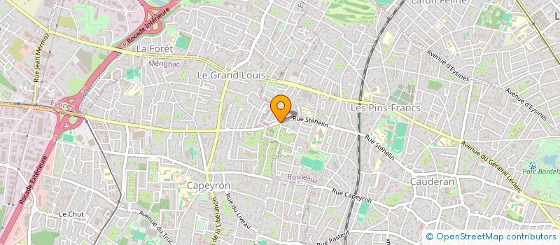 localisation de l'entreprise SCI PAUNAT  BORDEAUX