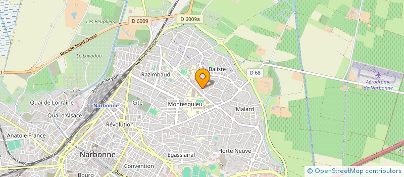 localisation de l'entreprise SCI PAUNIE à NARBONNE