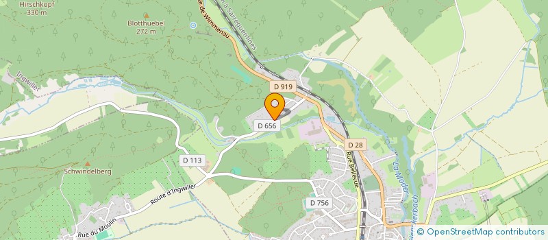 localisation de l'entreprise SCI PAUPHI à INGWILLER