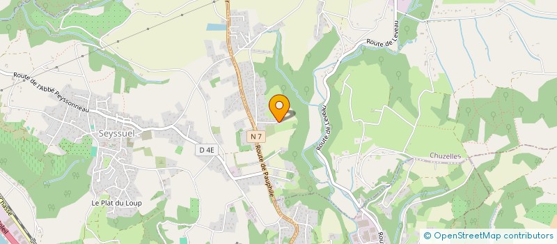 localisation de l'entreprise SCI PAUPHILE  SEYSSUEL