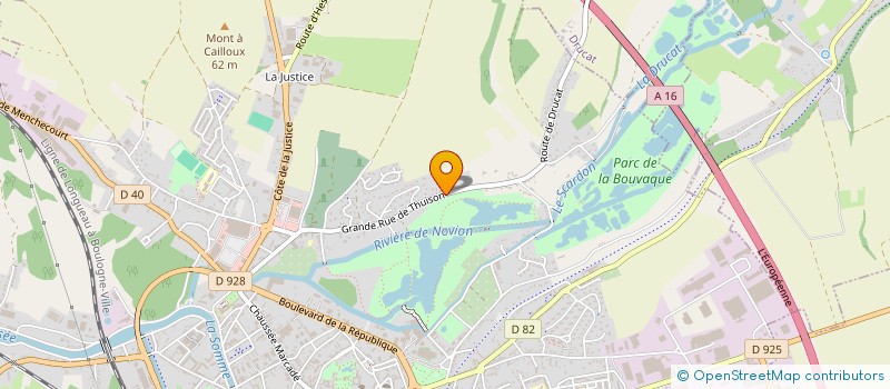 localisation de l'entreprise SCI PAUPIAN INVEST à ABBEVILLE