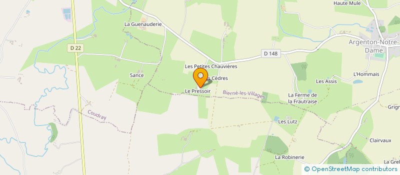 localisation de l'entreprise SCI PAUPIETTE  SAINT-BRICE