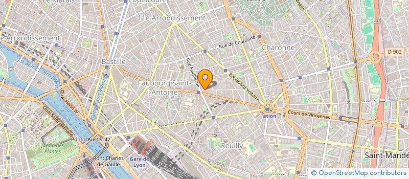 localisation de l'entreprise SCI PAUSE-CAFE  SAINT-MACAIRE