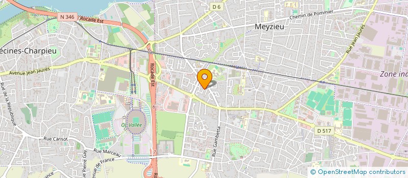 localisation de l'entreprise SCI PAUSEI  MEYZIEU